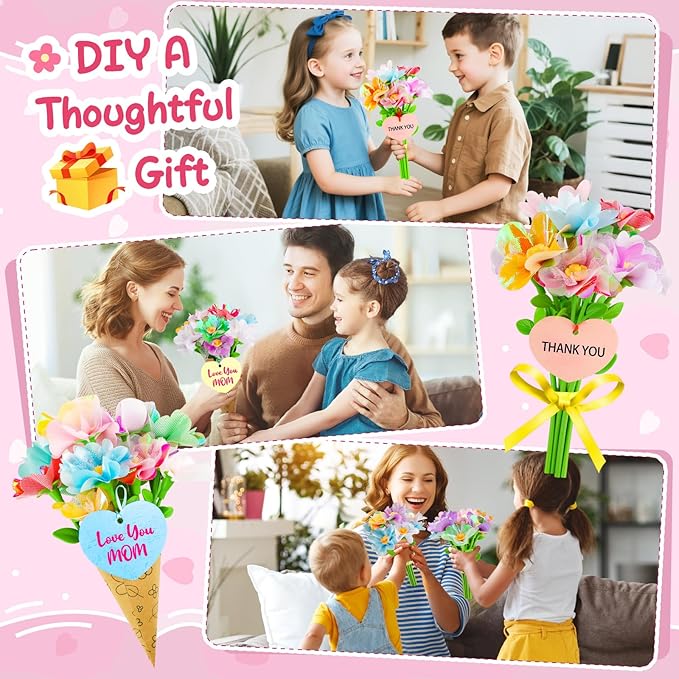 Wwzzey Fabric Flower Bouquets Toys - Image 5