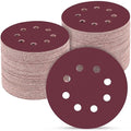 100 PCS 5 Inch Sanding Discs 1500 Grit, Round Hook and Loop Sandpaper by POTUINOM
