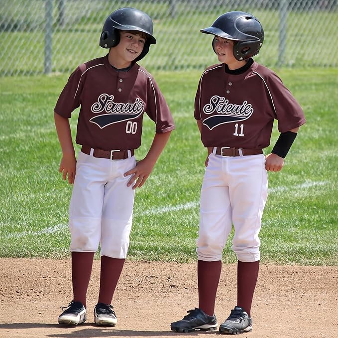 Baseball Socks and Belt for Youth Adult Softball Socks Combo Elastic Waist Belt for Men Kids Boys Girls Women JASGOOD