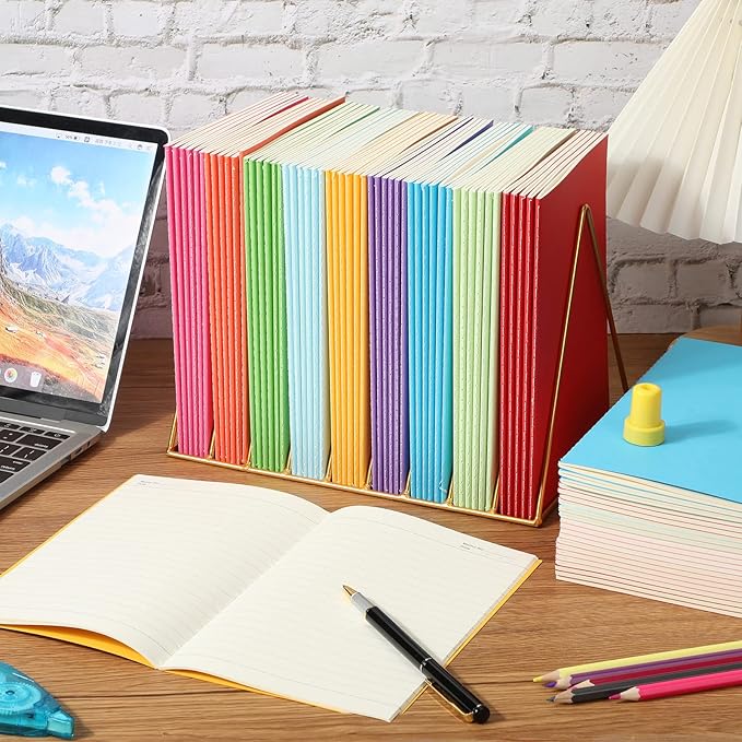 Handepo 100 Pack Composition Notebooks A5/A6 Ruled Lined Composition Kraft - Image 5