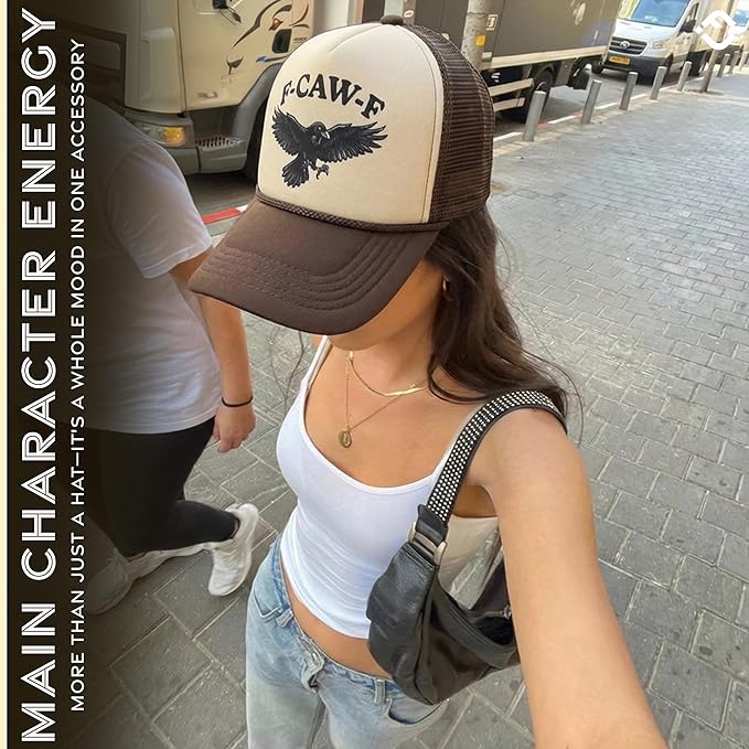 Funky Junque Premium Mesh Snapback Trucker Hat - Stylish Comfort for All - Patriotic, Humor & More