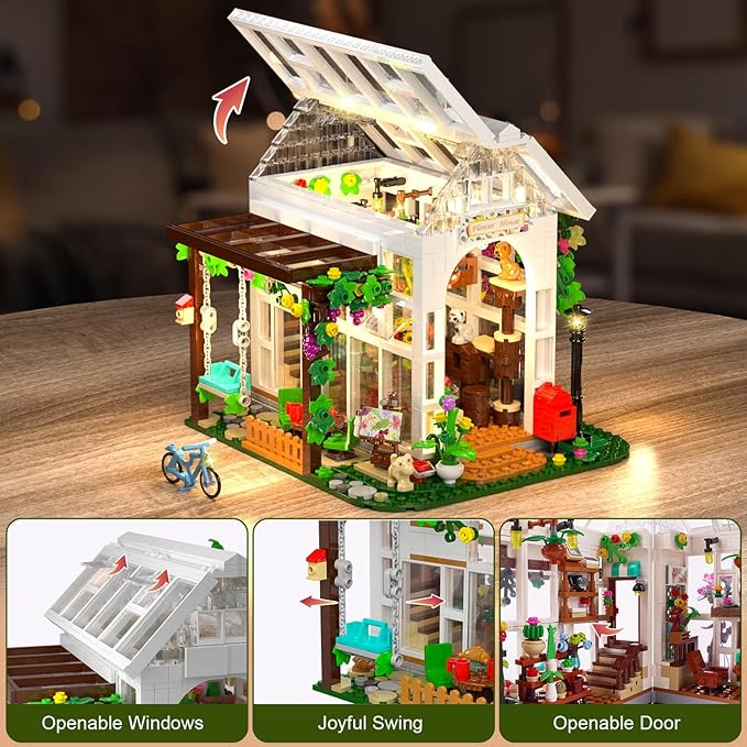 HOGOKIDS Flower House Building Set - Image 3