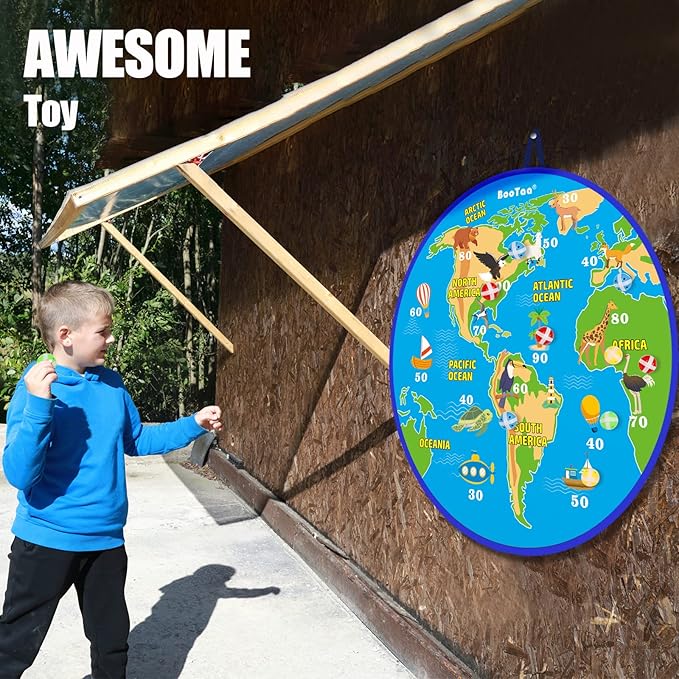 BooTaa 29" Large Dart Board for Kids, Kids Dart Board - Image 4