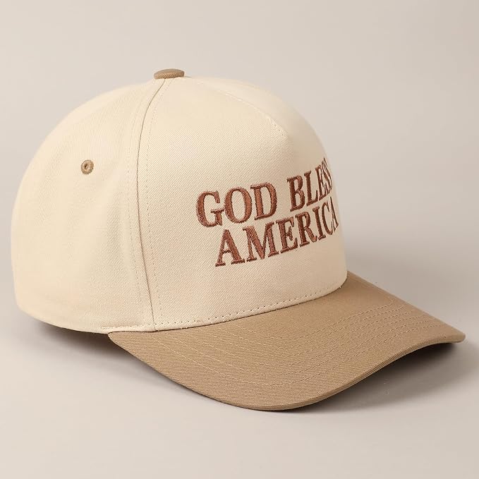 MIRMARU Two-Tone Vintage Canvas Trucker Hats for Men & Women, Adjustable Size Baseball Caps with Trendy Embroidered Design