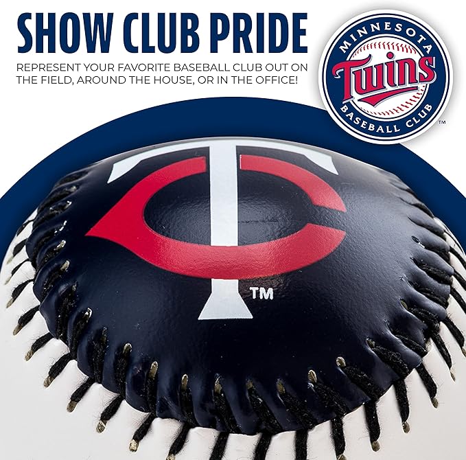 Franklin Sports MLB Team Soft Baseballs - Team Logo - Fan Shop Toy Baseball for Kids - Decoration for Desks and Office