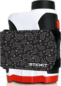 STICKIT Magnetic Rangefinder Strap | Strong Magnet Securely Holds to Golf Carts and Golf Clubs for Easy Access | Slim, Form Fitting, Size Adjustable