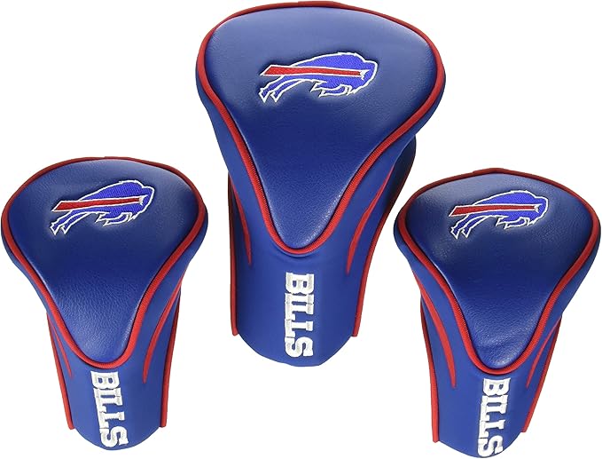 Team Golf NFL San Diego Chargers Contour Golf Club Headcovers (3 Count) Numbered 1, 3, & X, Fits Oversized Drivers, Utility, Rescue & Fairway Clubs, Velour Lined for Extra Club Protection