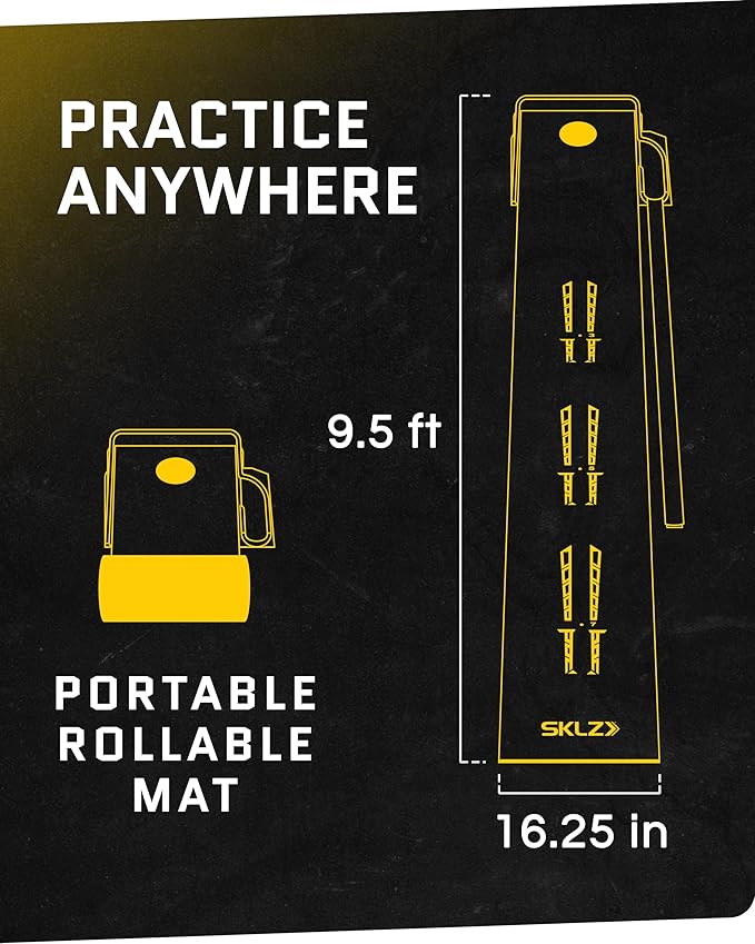 SKLZ Putting Green: Perfect Your Golf Skills with Realistic Home Practice - Improve Your Putting Stroke, Lower Your Scores, and Enjoy Convenient, Training Anytime, Anywhere!