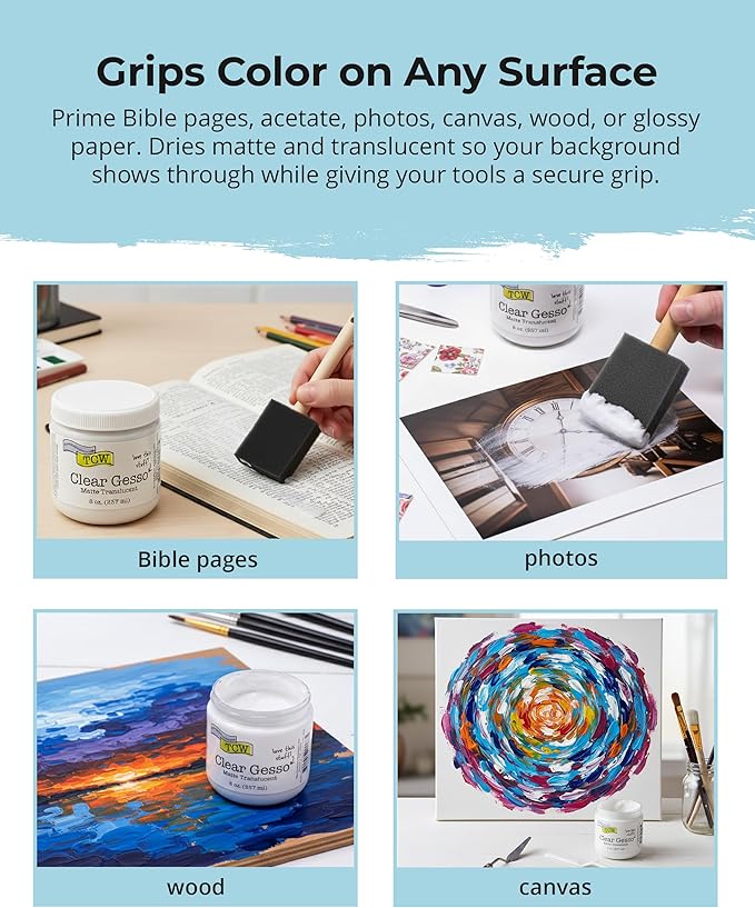 The Crafter's Workshop Clear Gesso Primer - Image 7