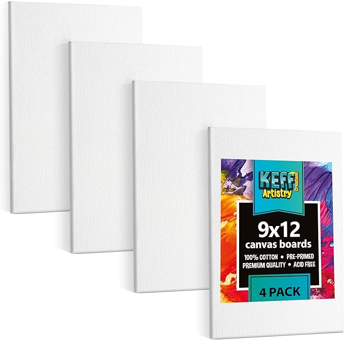 KEFF Canvas Boards for Painting by KeffCreations