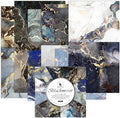 Marbled Scrapbook Paper Pad Color Marble Patterned Paper 6×6, 24 Sheets by iKammo