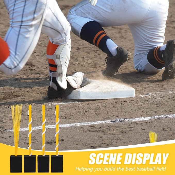 Deekin Base Plugs Anchor Base Plugs Baseball Field Maintenance Equipment Baseball Accessories for Baseball Field