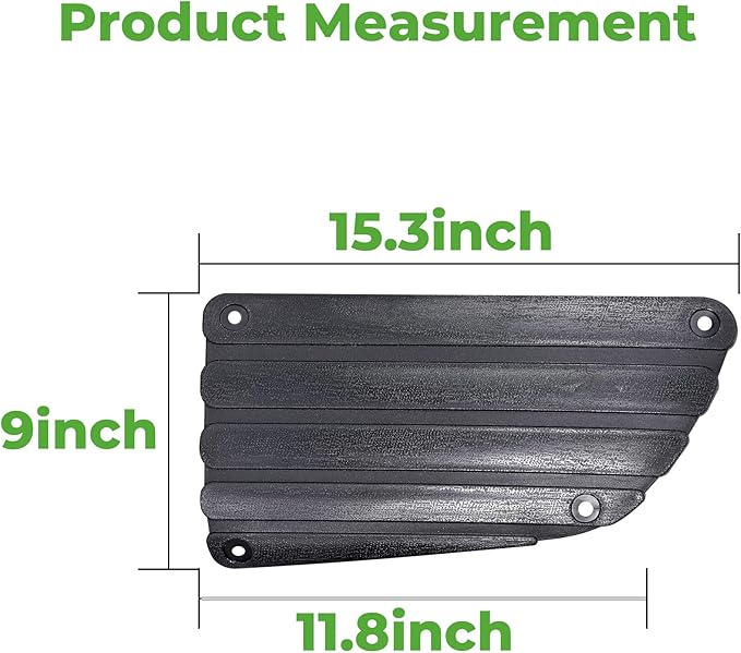 10L0L Golf Cart Rear Driver & Passenger Side Guard Set - Replacement Parts Compatible with EZGO TXT Golf Cart Models, Rugged and Durable, OEM# 75126G01 & 75126G02