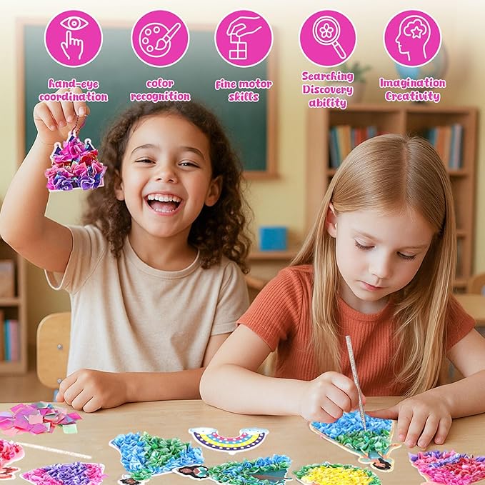 3 otters Poke in Art, Magical Princesses Party Favors Pretty Princess Game - Image 3