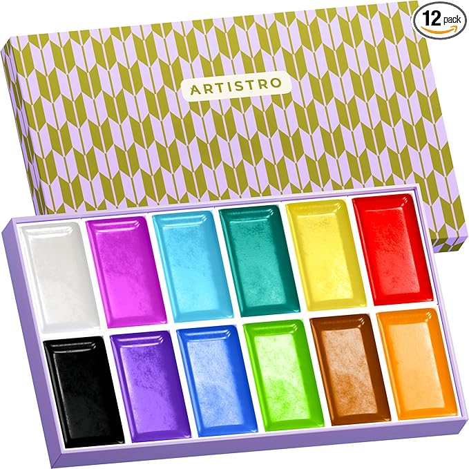 ARTISTRO Professional Watercolor Paint Set by ARTISTRO
