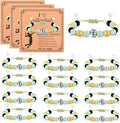 12 Set Sport Adjustable Beaded Bracelets Gifts Football Softball Soccer Volleyball Golf Basketball Hockey Bracelets for Women Men Adjustable Beaded Accessories