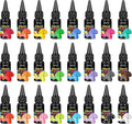 KISREL UV Resin, 24 Opaque Colored UV Resin Kit, Solid Colored UV Resins by KISREL