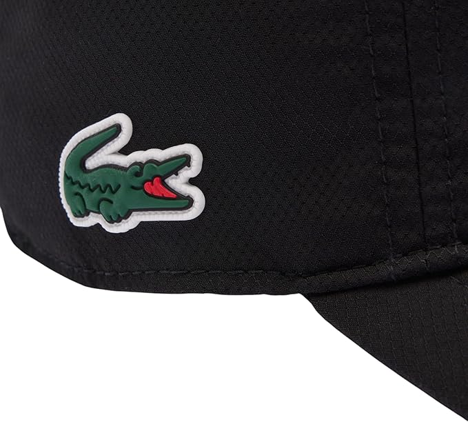 Lacoste Unisex Adult Side Mini Croc Diamond Weave Taffeta Cap