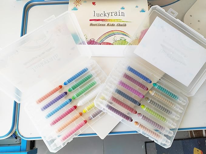 Non-toxic Dustless Chalk for Kids, Colored Chalk - Image 7