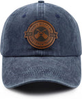 That's What I Do I Play Guitar and I Know Things Hats for Men Women, Adjustable Guitar Decor Leather Patch Baseball Cap