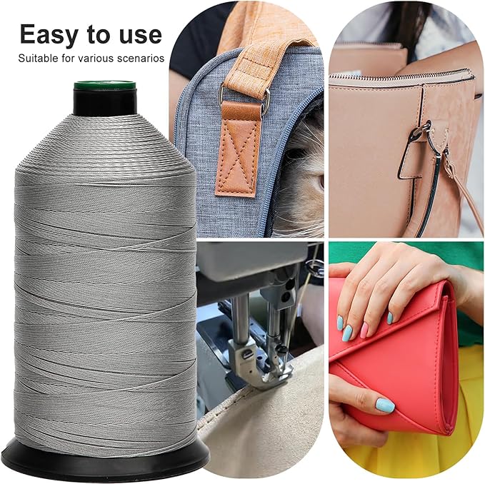 Extra Strong Bonded Nylon Thread #138 Tex135 – 16 OZ, Versatile Stitching - Image 6