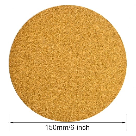 6-Inch No-Hole Hook and Loop Sanding Discs, - Image 6