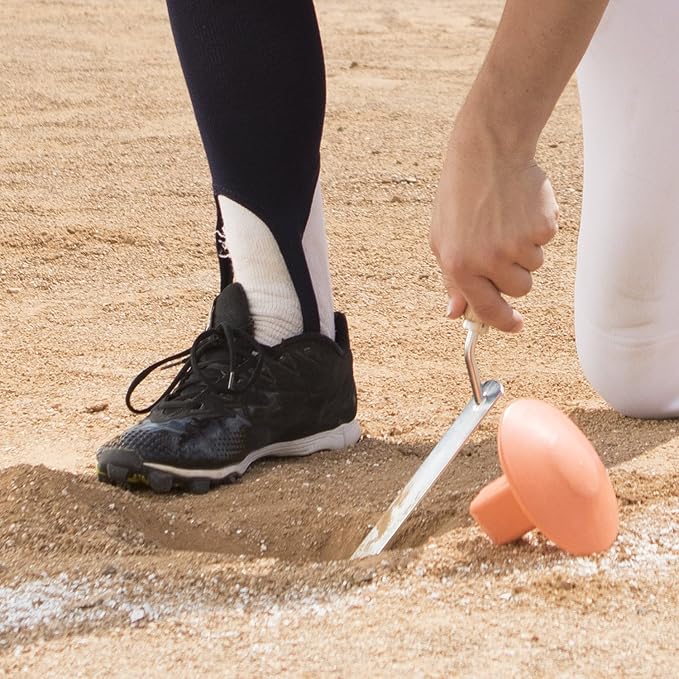 Champion Sports 8" Baseball Dig Out Tool – Durable Field Maintenance Tool for Cleaning & Leveling Baseball/Softball Fields