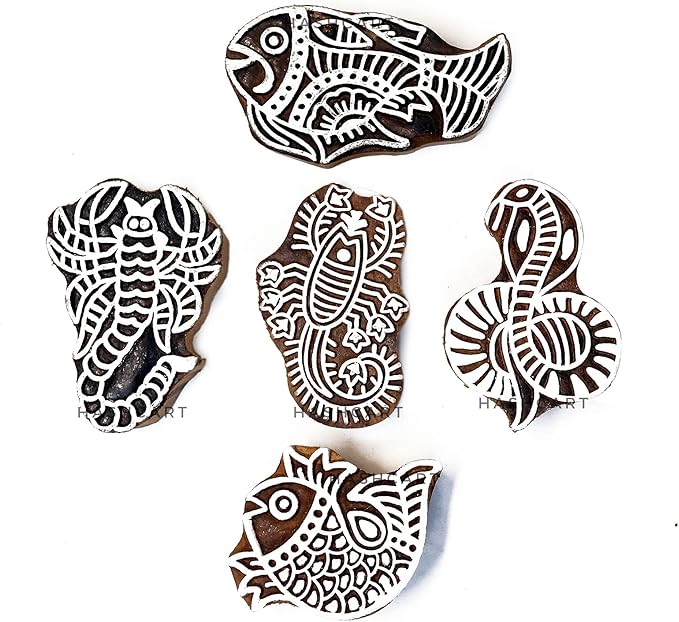Wooden Stamp Block for Printing - Image 2