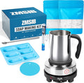 ZMSIB Soap Making Kit with 900ml Stainless Steel Melting Pot | All-in-One DIY by Unknown