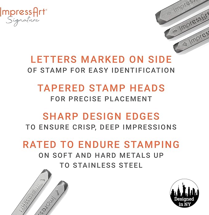 ImpressArt - Star Design Metal Stamp, Jewelry Making - Image 4