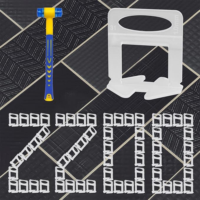 2200 Pcs Tile Leveling System Clips 1/8" by Unknown