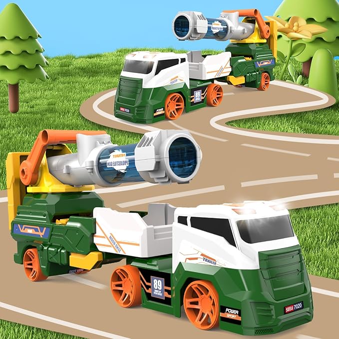 Dwi Dowellin Truck Toys for Kids, - Image 6