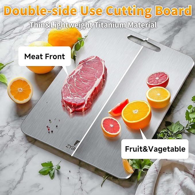 Pure Titanium Cutting Board, Stainless Cutting Boards - Image 3