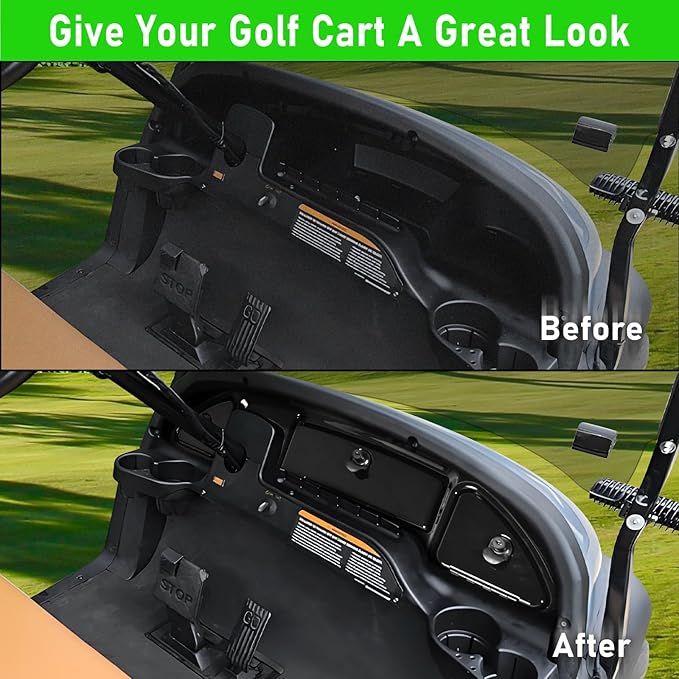 Golf Cart Dashboard Compatible with 2008.5-Up Club Car Precedent Tempo Onward Golf Cart, Club Car Precedent Dash Kt with Storage Compartments