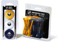 Team Golf NHL Philadelphia Flyers 3 Golf Balls and 50 Golf Tees Logo Imprinted Golf Balls (3 Count) & 2-3/4" Regulation Golf Tees (50 Count), Multi Colored