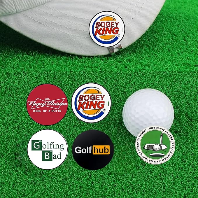 Cracker Golf Ball Marker, Premium Golf Accessories & Funny Golf Gifts for Men Women Golfers