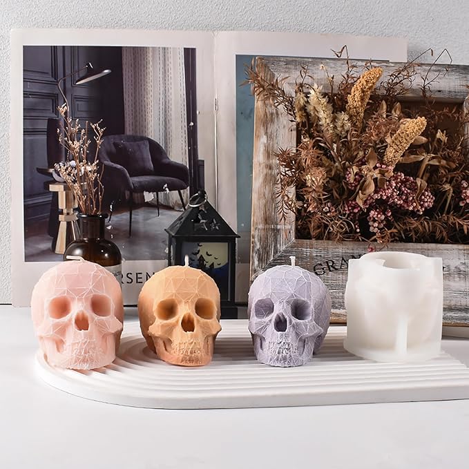 Skull Head Candle Mold - Image 6