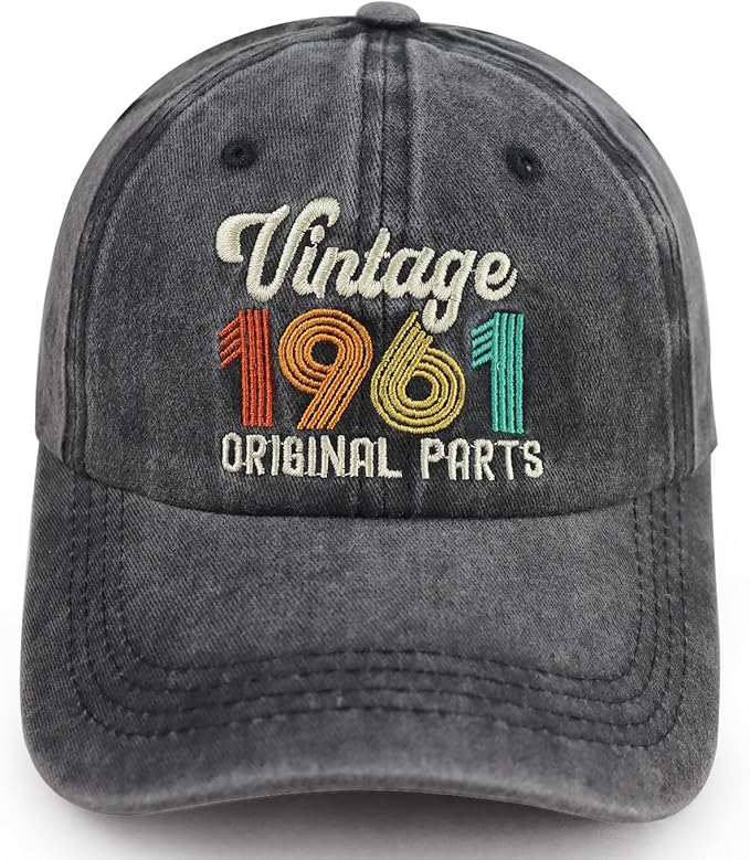 90th 80th 70th 60th 50th 40th 30th Birthday Gifts for Women Men, Vintage 1936 1946 1956 1966 1976 1986 1996 Hat