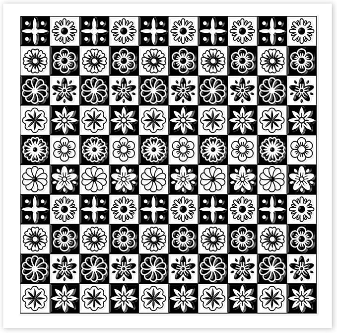 CHGCRAFT Lattice Pattern Polymer Clay Texture Sheets Geometric Flowers Silicone - Image 8