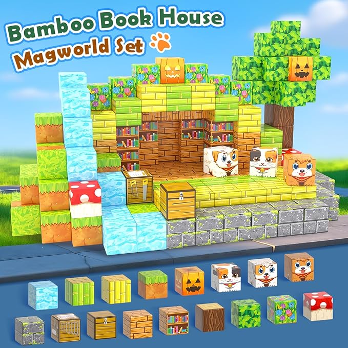 Large Magnetic Blocks 1" Building Cubes Toys - Image 5