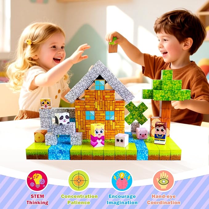 100PCS Magnetic Building Blocks - Image 6