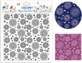CHGCRAFT Sunflowers Polymer Clay Texture Sheets Butterfly Silicone Texture by chgcraft