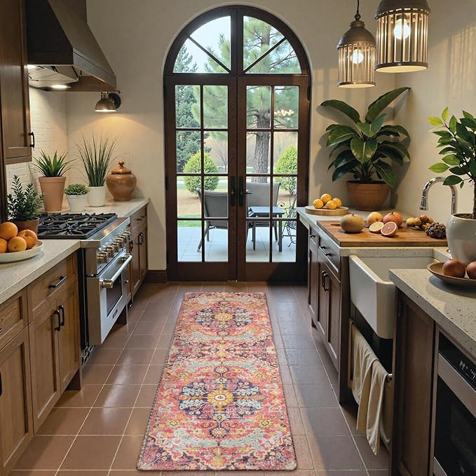 Lahome Bohemian Washable Runner Rugs - Image 2