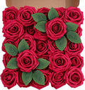 Artificial Flowers Foam Fake Roses 25pcs Red Roses by Unknown