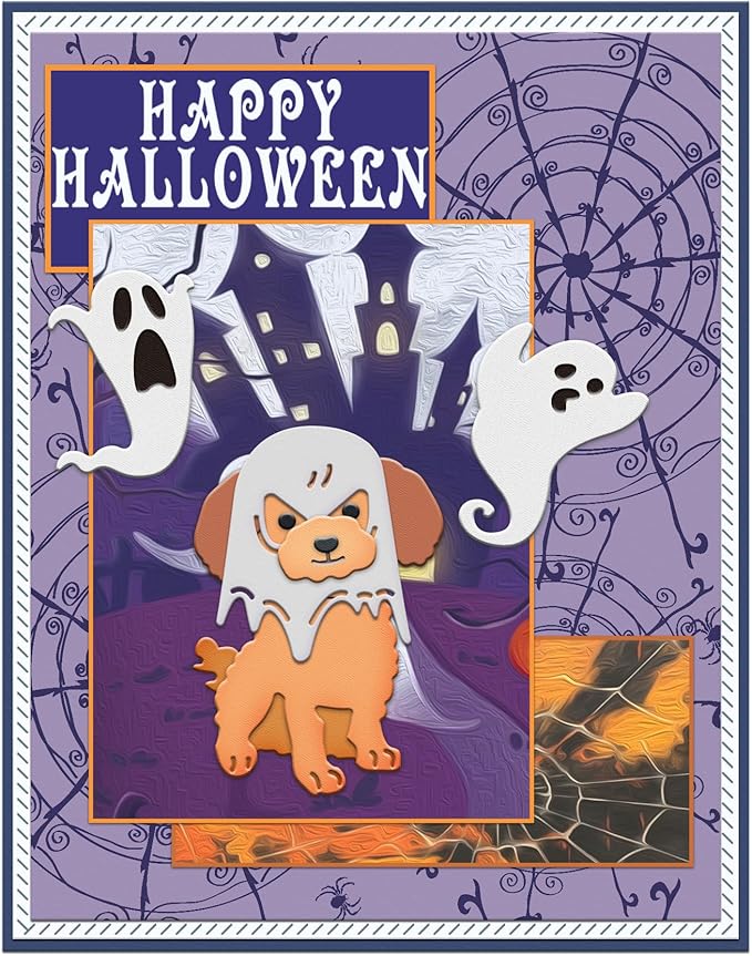 Halloween Clear Silicone stampReusable Stamp - Image 3
