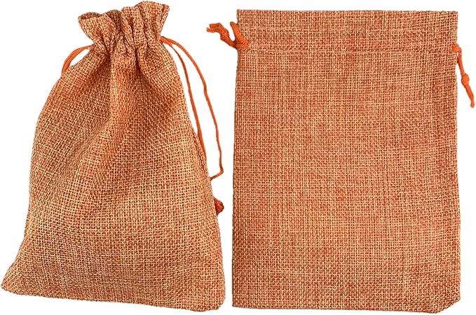 Palmhomee Pack of 20 Burlap Gift Bags - Image 3