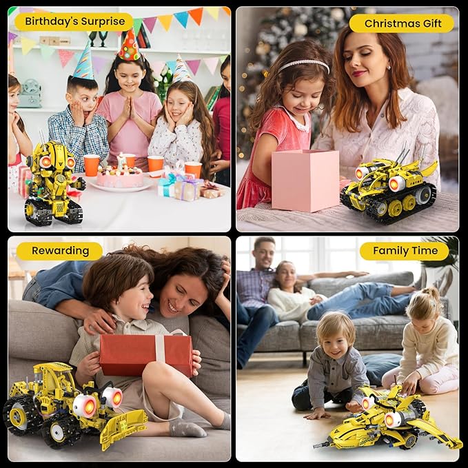 5-in-1 STEM Robot Building Kit for Kids Ages 8-16, Remote & App Controlled - Image 6