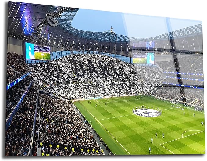 SpiritualHands Tottenham Hotspur Stadium Tempered Glass Wall Art Painting by SpiritualHands