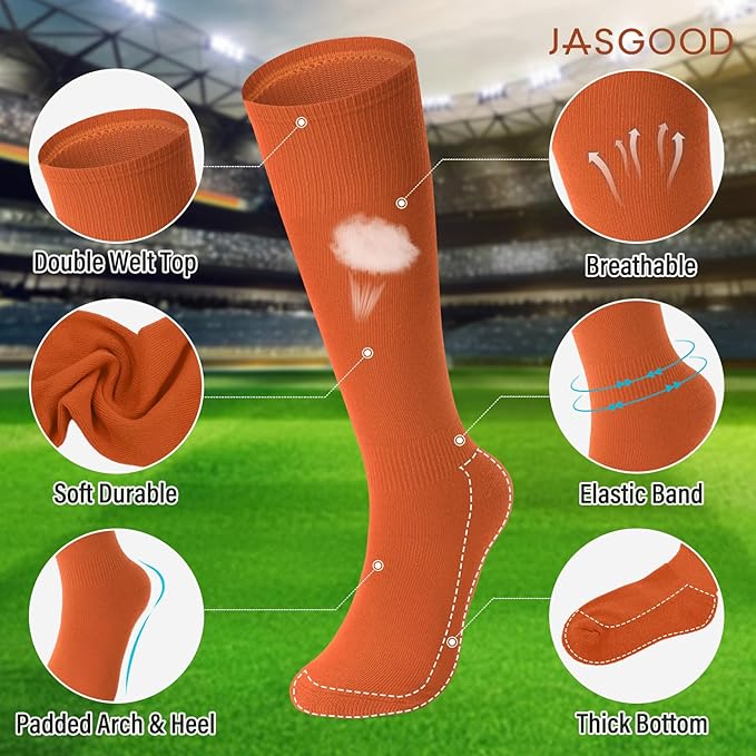Baseball Socks and Belt for Youth Adult Softball Socks Combo Elastic Waist Belt for Men Kids Boys Girls Women JASGOOD