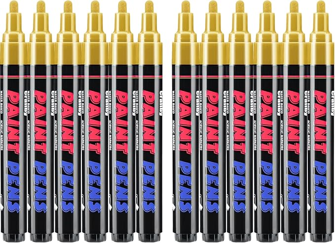 Gold Paint Pens Paint Markers by Craiiby